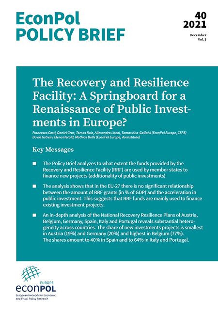 Cover of EconPol Policy Brief 40
