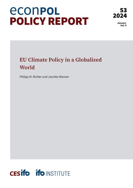 Cover of EconPol Policy Report 53 - EU Climate Policy in a Globalized World
