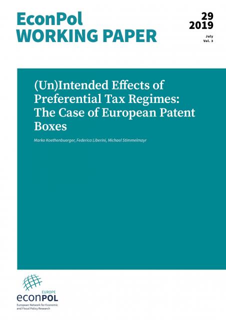 Cover of EconPol Working Paper 29