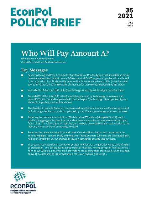 Cover of EconPol Policy Brief 36