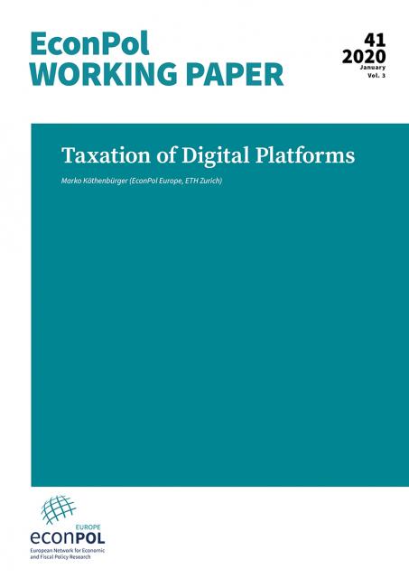 Cover of EconPol Working Paper 41