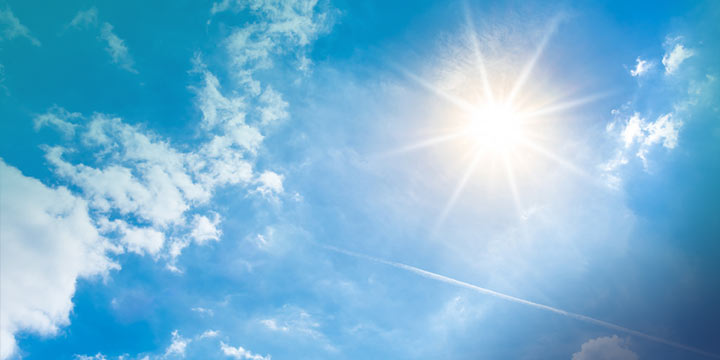 Image of sun and sky Image of sun and sky